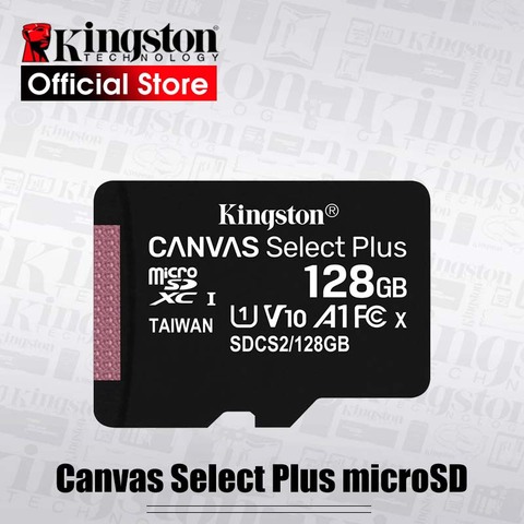 Kingston toile Select Plus carte mémoire microSD Card16GB 32GB 64GB Class10 carte TF/SD 128GB 256GB 512GB UHS-1 pour Smartphone ► Photo 1/6