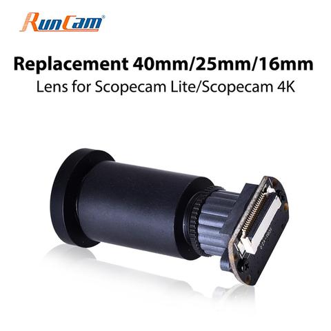 Objectif de remplacement RunCam pour lentille Scopecam Lite/4K Scopecamlite ou Scopecam4k 16mm/25mm/40mm ► Photo 1/4