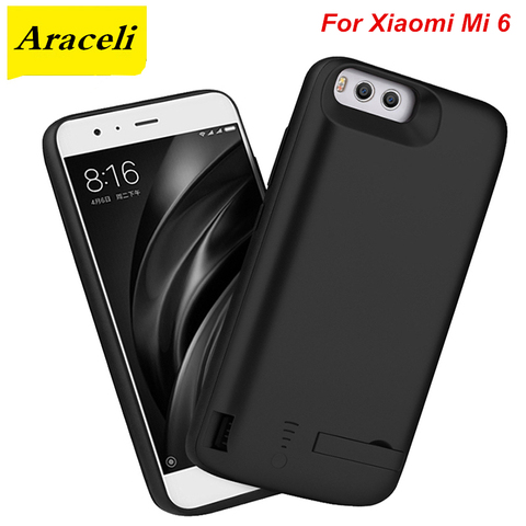 Coque de batterie 6500 Mah pour xiaomi mi6, boîtier de secours externe, chargeur ► Photo 1/6