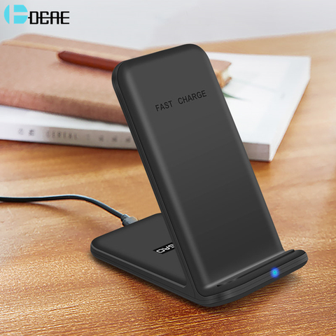 DCAE – chargeur sans fil Qi 15W de Type C, Station de Charge rapide pour téléphone iPhone SE 11 XS XR X 8 Samsung S20 S10 S9 ► Photo 1/6