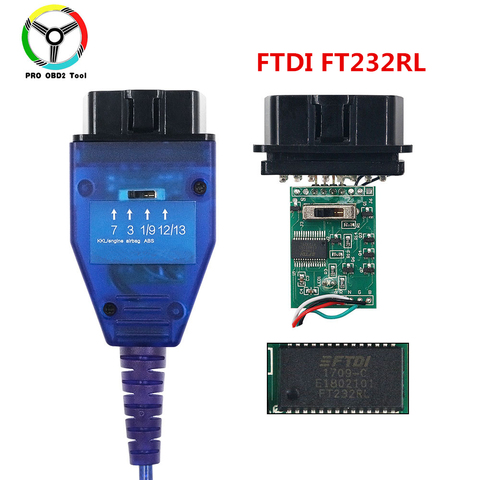 Le plus nouveau V 409 avec FTDI FT232RL câble d'interface de Diagnostic automatique de câble de Scanner automatique pour des voitures de multi-marque ► Photo 1/6