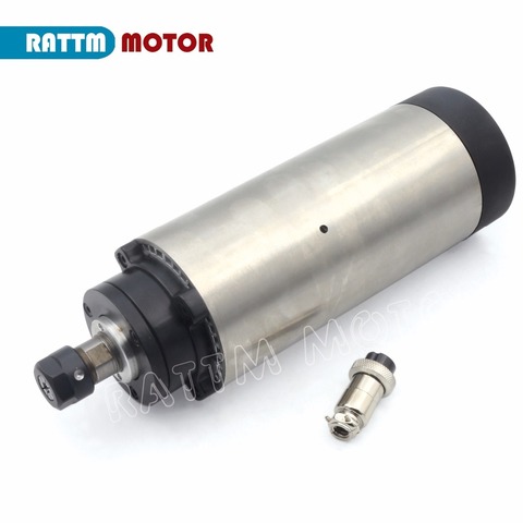 Moteur de broche refroidi à l'air, pour Machine de routeur CNC ER16 80x200mm 220V 8A 4 roulements ► Photo 1/5