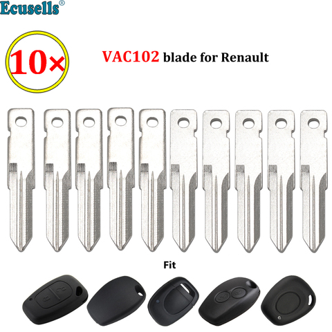 10 PCS/LOT lame de clé universelle VAC102 142 # lame non coupée NO. 142 pour Renault Kadjar Captur Megane 3 symbole pour Dacia lame ► Photo 1/6