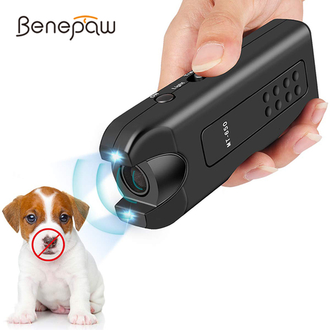 Benepaw-répulsif à ultrasons, efficace, Anti-aboiement pour chiens, entraînement comportemental pour animaux domestiques, sécurité, commande de dispositif ► Photo 1/6