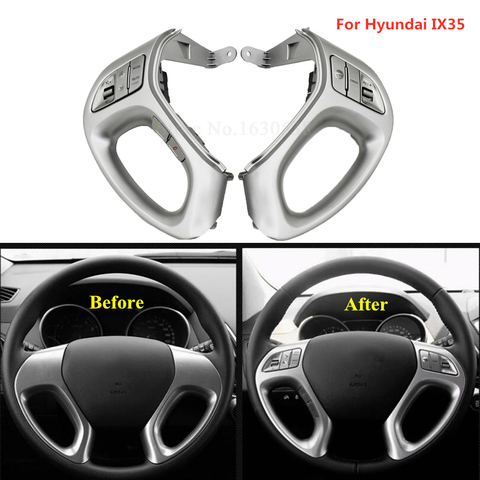 HYUNDAI-bouton de volant multifonctionnel | IX35 2010-2017, bouton de volant multifonctionnel, interrupteur de commande à distance gauche, assemblage droit ► Photo 1/6