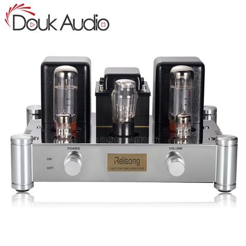 Douk audio haut de gamme EL34 amplificateur à Tube à vide HiFi 2.0 canaux amplificateur de puissance stéréo classe A 12W * 2 ► Photo 1/6