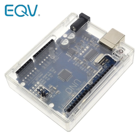 Coque transparente pour Arduino UNO R3 MEGA328P (ne comprend pas UNO R3) ► Photo 1/6