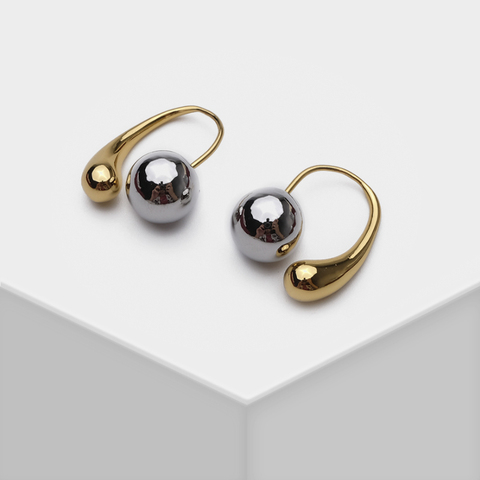 Amorita boutique boucles d'oreilles design avec perles miroir ► Photo 1/6