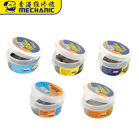 Mécanicien SMD SMT BGA pâte à souder plomb sans plomb basse/moyenne/haute température étain crème Flux de soudure BGA outils de reballage ► Photo 1/6