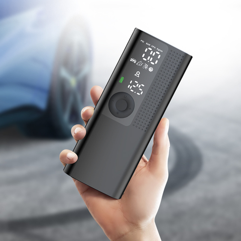 Voiture électrique pompe à Air Mini Portable sans fil pneu pompe gonfleur pour voiture moto vélo balle natation anneau pompe gonflable ► Photo 1/6