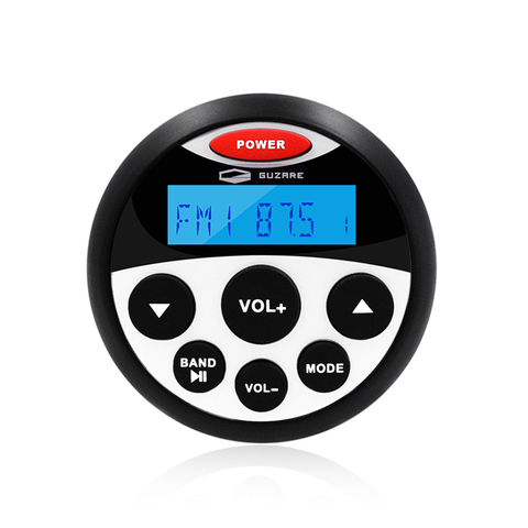 Radio Marine étanche stéréo Bluetooth Audio voiture lecteur MP3 Auto médias FM AM récepteur pour moto Yacht bateau Golf UTV ATV ► Photo 1/6