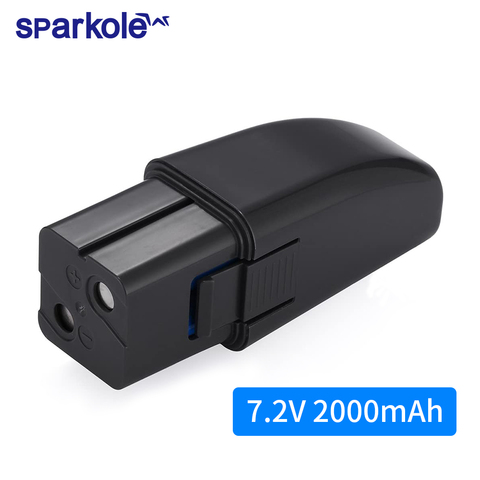 Sparkole – batterie rechargeable NiCd, 7.2V, 2000mAh, pour balayeuse pivotante Ontel G1 et G2, batterie de remplacement pour aspirateur ► Photo 1/6