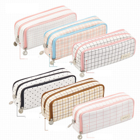 Kawaii 3 couche grande capacité école porte-crayon sacs à cosmétiques fournitures de bureau 2022 crayon boîte pochette papeterie pour filles cadeau ► Photo 1/6