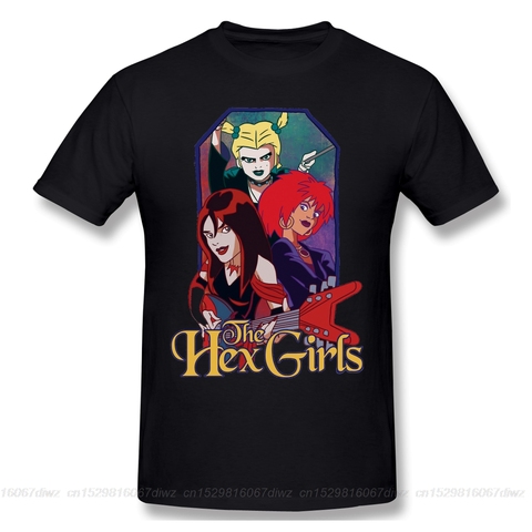 T-Shirt à manches courtes filles hommes rouge, mignon 6xl, graphique The Hex, T-Shirt d'art goth, 100 coton ► Photo 1/6