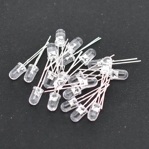 100 PCS/LOT 3mm 5mm rapide/lent rvb Flash rouge vert bleu arc-en-ciel Multi couleur Diode électroluminescente F3 F5 LED ronde couleur ► Photo 1/1