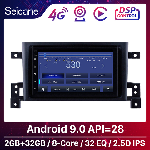 Seicane-autoradio 7 pouces, lecteur multimédia, Audio, GPS, 2din, Android 9.1, unité centrale pour voiture SUZUKI GRAND VITARA (2005, 2006, 2007, 2008, 2015) ► Photo 1/6