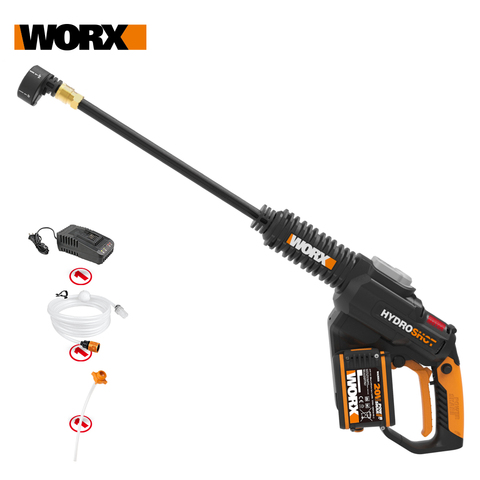 Worx 20V Hydroshot WG630E haute pression laveuse de voiture sans brosse grand débit Rechargeable sans fil voiture lavage Portable sans fil laveuse ► Photo 1/6