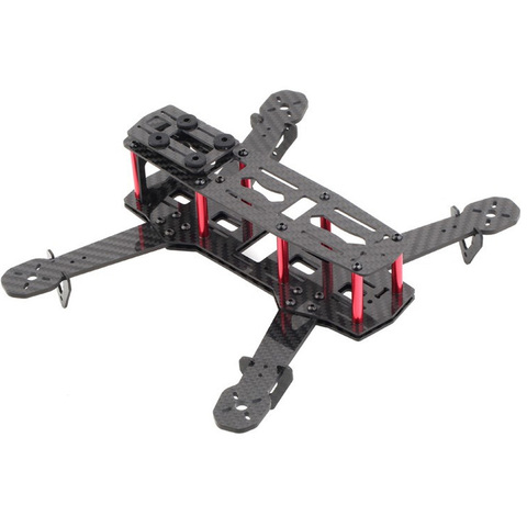 Haute qualité en Fiber de carbone Mini 250 FPV quadrirotor cadre Mini Quad support de cadre pour ZMR250 QAV250 (non assemblé) ► Photo 1/6