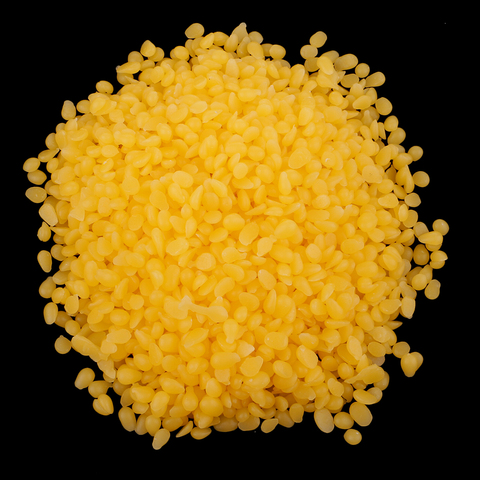 100g pur naturel jaune cosmétique cire d'abeille granulés bio abeille cire perles pour fondre ► Photo 1/6