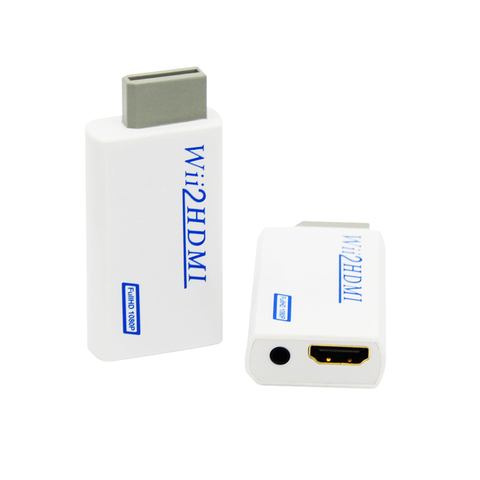 Pour Wii vers HDMI-compatible convertisseur adaptateur Full HD 1080P 720P 480P pour Wii vers HDTV 3.5mm Audio AUX pour PC HDTV écran ► Photo 1/6