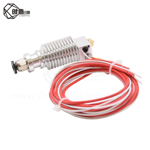 Créativité E3DV6 12V 3dprinter j-head Hotend pour 1.75/3mm Filament Direct Wade extrudeuse 0.2/0.3/0.4/0.5mm buse longue Distance ► Photo 1/4