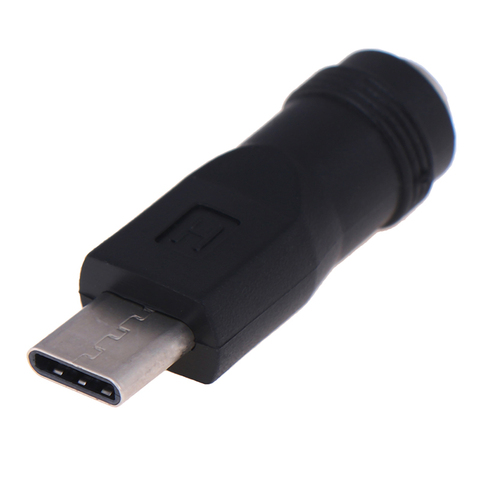 Adaptateur d'alimentation cc, convertisseur USB type-c mâle vers 5.5x2.1mm, connecteur Jack pour ordinateur portable, Notebook et PC ► Photo 1/6