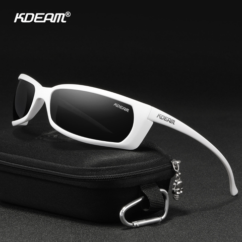 KDEAM – lunettes de soleil polarisées pour sport en plein air, de forme unique, avec boîte rigide, Design Minimal, pour hommes, 2022 ► Photo 1/6