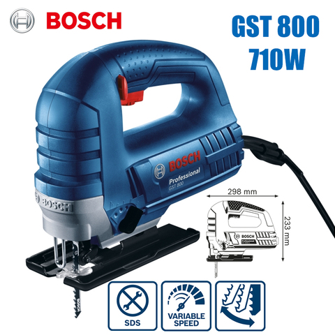 Bosch scie sauteuse électrique GST800, 710W, contrôle de vitesse, outil électrique pour le bois, pour tirer des fleurs ► Photo 1/5