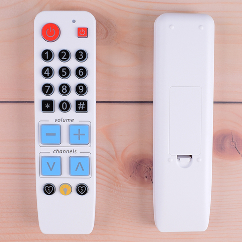 Télécommande universelle avec fonction d'apprentissage, copie du Code IR pour TV VCR STB DVD DVB, boîtier TV, facile à utiliser ► Photo 1/6