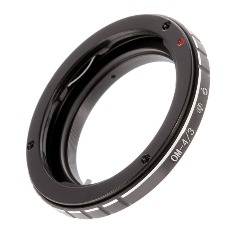 OM-4/3 pour Olympus OM Lens vers Olympus 4/3 quatre tiers appareil photo adaptateur anneau E-510 E620 monture d'objectif adaptateur anneau contrôle manuel complet ► Photo 1/6