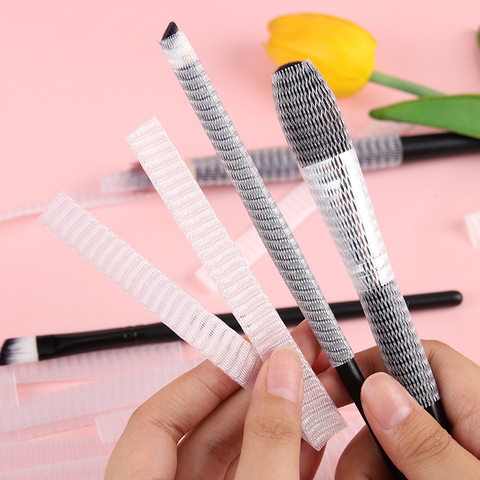 Brosses de maquillage en maille, 20 pièces, couverture de protection, élastique, pour cosmétiques ► Photo 1/6