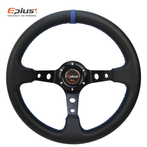 EPLUS-volant de voiture de Sport en PVC pour course, universel, 13 pouces, 320MM, rénovation en aluminium, modifié, style ► Photo 1/6