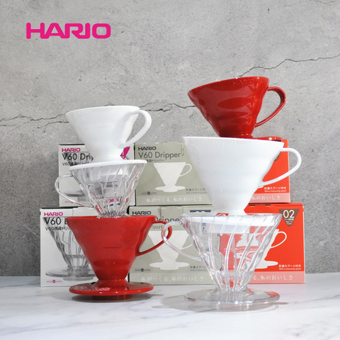 Hario-tasse filtrante en résine Hario V60, tasse filtrante pour égouttement, poinçon manuel, tasse à café, outil à café VD-01/02, japon ► Photo 1/6