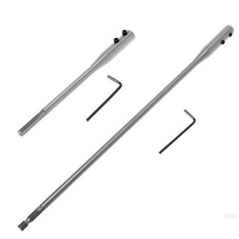 OOTDTY 150/300mm adapté pour foret plat trou profond arbre support d'extension hexagonale connecter outils de tige ► Photo 1/6