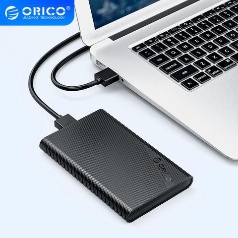 ORICO 2.5 pouces boîtier de disque dur externe 5Gbps USB3.0 HDD adaptateur SSD avec veille automatique UASP 4 to boîtier de disque dur ► Photo 1/6