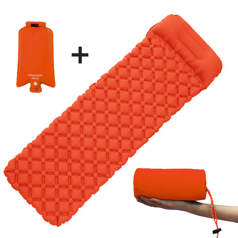 Matelas de Camping en plein Air Ultra-léger matelas gonflable randonnée tente tapis coussin d'air Portable coussin de couchage matelas imperméable ► Photo 1/1