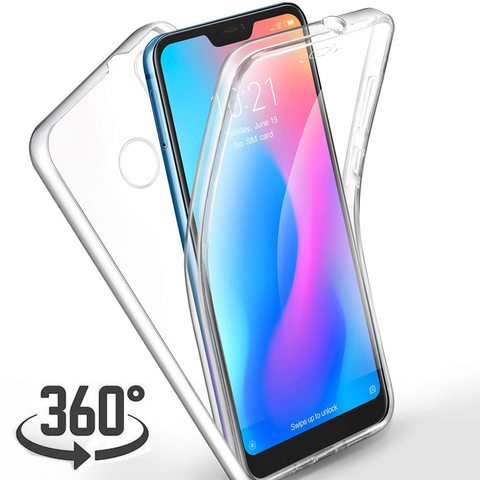 360 Antichoc étui de téléphone pour xiaomi Poco F1 mi A1 A2 Lite A3 mi 8 9 SE 5X 6X Rouge mi Note 4 4X5 Plus 5A 6 Pro 6A 7 8 Pro Coque ► Photo 1/6