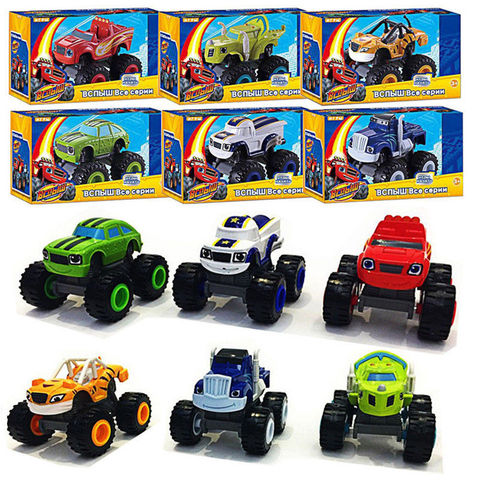 Jouet voiture et Monster Machines pour enfants, Super cascades Blaze pour garçons, camion voiture, cadeau d'anniversaire de noël ► Photo 1/1