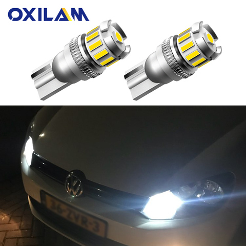 2 pièces Canbus T10 W5W lampe à LED ampoule de stationnement pour VW Passat B5 B6 B7 B5.5 CC Bora Tiguan Touareg Touran GTI Jetta Polo Carfter ► Photo 1/6