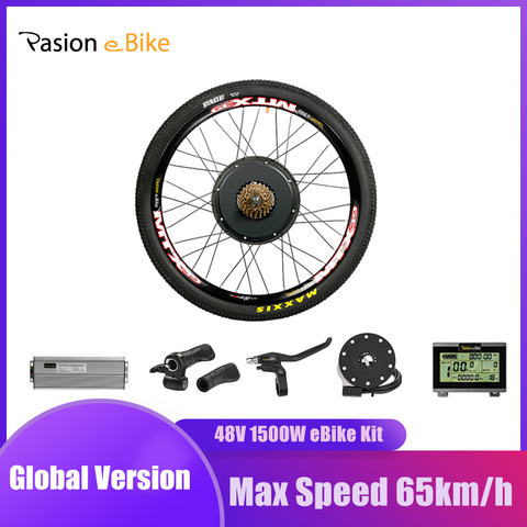 Kit de Conversion EBike 1500W moteur de moyeu de vélo électrique 20 26 27.5 700C 28 29 