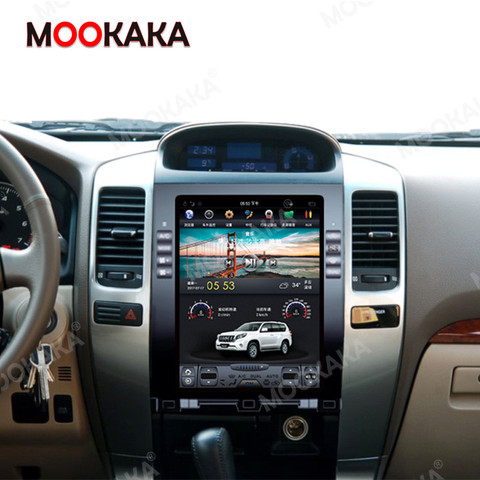 Pour Prado 120 Lexus GX470 Radio android pour Toyota Land Cruiser 2002 - 2009 Tesla stéréo voiture lecteur multimédia GPS PX6 unité principale ► Photo 1/6