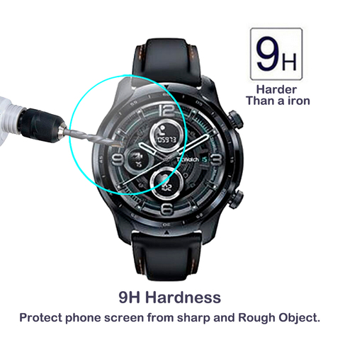 2 pièces 2.5D verre trempé pour TicWatch Pro 3 montre intelligente Film protecteur d'écran pour TicWatch Pro3 HD clair 9H verre anti-rayures ► Photo 1/5