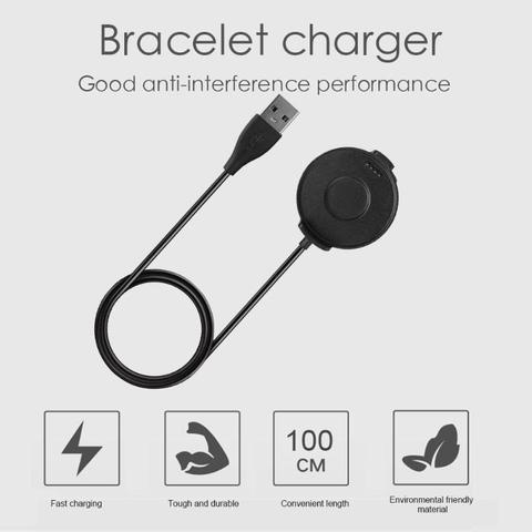 1m magnétique USB câble de charge chargeur de bureau Dock berceau pour Ticwatch Pro Portable montre intelligente chargeur de haute qualité ► Photo 1/6