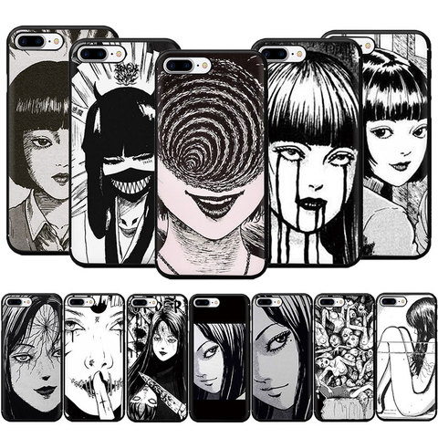 Bd d'horreur junji ito Tomie T-shirts Doux Housse de Téléphone pour iphone 12 Mini SE 2022 5 5S 6 6S 7 8 Plus X XR XS 11 Pro Max ► Photo 1/4