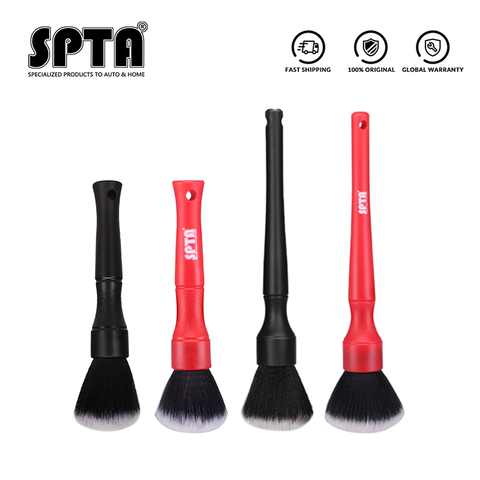 SPTA voiture détaillant brosse Super doux cheveux nettoyage brosse pour voiture intérieur sortie d'air nettoyage lavage ► Photo 1/6