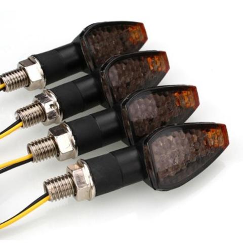 Clignotant LED universel pour motos, 2 ou 4 pièces, feu de Stop arrière ► Photo 1/6