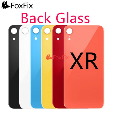 Coque arrière en verre pour Apple iPhone XR, couvercle de batterie ► Photo 1/6