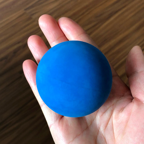 Boule de caoutchouc haute élasticité, 5.5cm, 12 pièces, pour le jeu, l'entraînement, la pratique, la raquette, SAL99 ► Photo 1/3