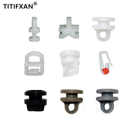 Clip de fixation en plastique de voiture, 9 pièces, pour Auman Dongfeng J6, rideaux pour camion droit, poulie, boucles, anneaux, rivet ► Photo 1/6