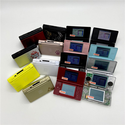 Reconditionné professionnellement pour Console de jeu Nintendo DS Lite pour jeu de paume Nintendo DSL avec carte de jeu et carte mémoire 16 go ► Photo 1/3